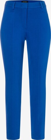 MORE & MORE Slim fit Trousers in Blue: front