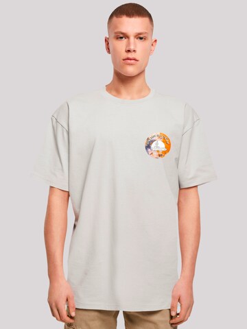 F4NT4STIC Shirt 'Heroes of Childhood Pinocchio Sundowner' in Grey: front