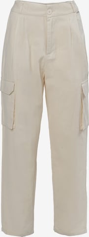 Tapered Pantaloni cargo di Influencer in bianco: frontale