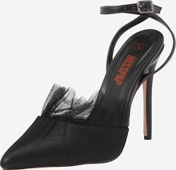 Misspap Pumps in Schwarz: predná strana