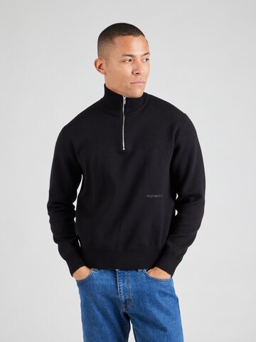 JACK & JONES Πουλόβερ 'JORVESTERBRO' σε μαύρο: μπροστά