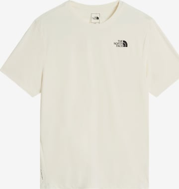 Tricou de la THE NORTH FACE pe bej: față