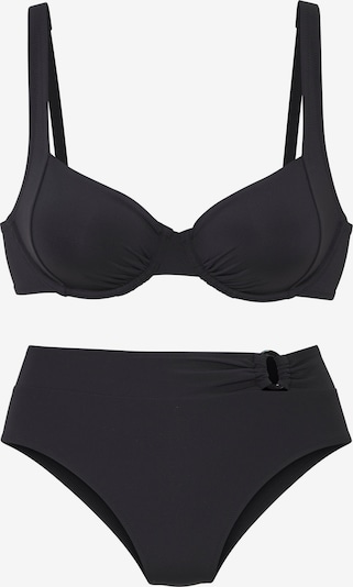 S/C dydžio Bikinis iš LASCANA, spalva – juoda, Prekių apžvalga