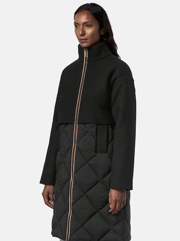 K-Way Winter jacket 'K-WAY MINDY WOOL NYLON WARM GIUBBOTTO' in Black