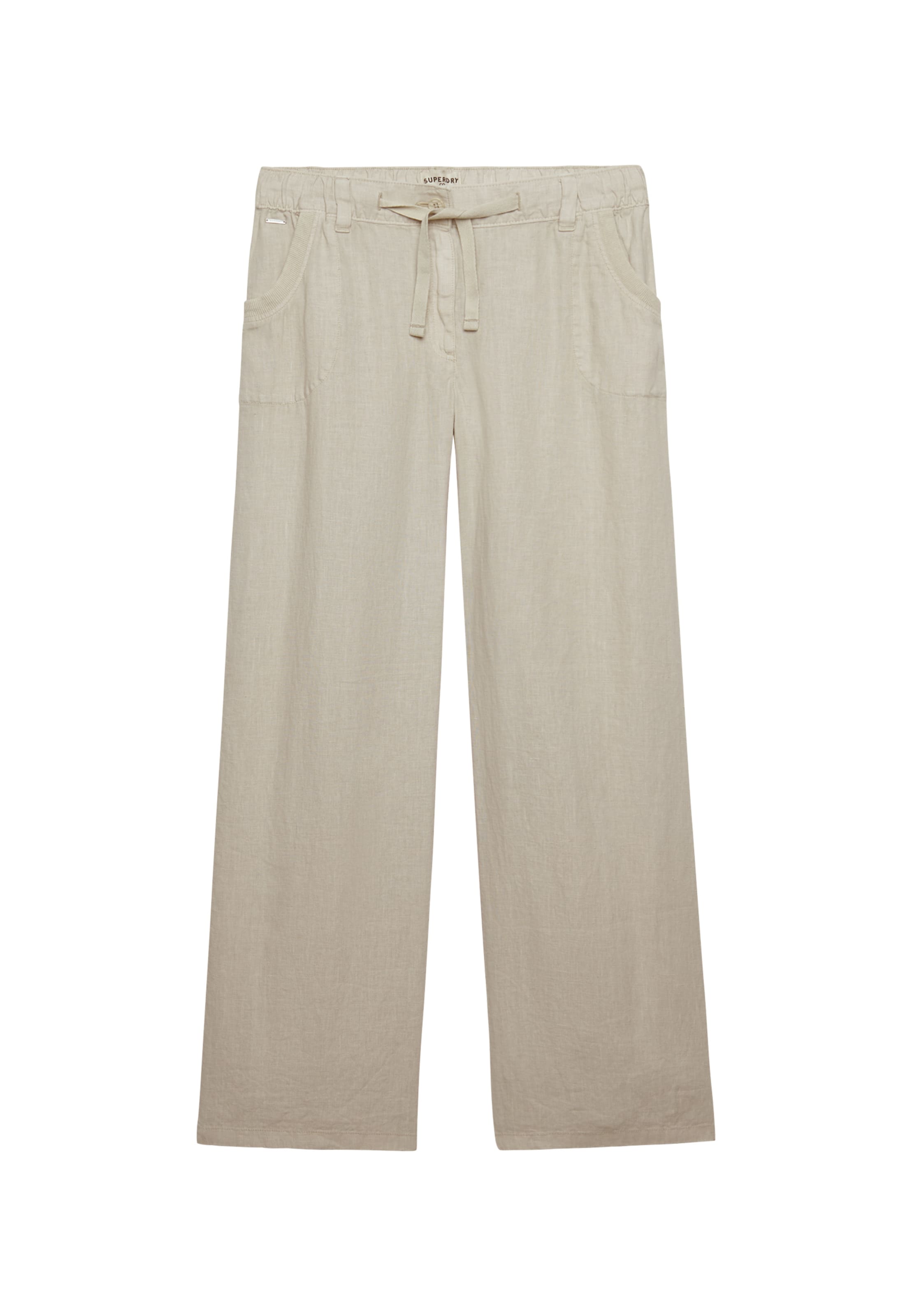 Superdry & Co Broek in Beige: voorkant