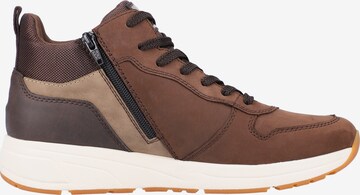 Rieker High-Top Sneakers in Brown