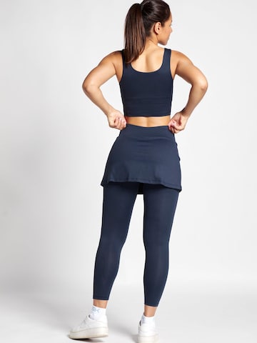 SPORTKIND Sportrok '2-in-1 Skirt with Long Leggings / Skapri' in Blauw