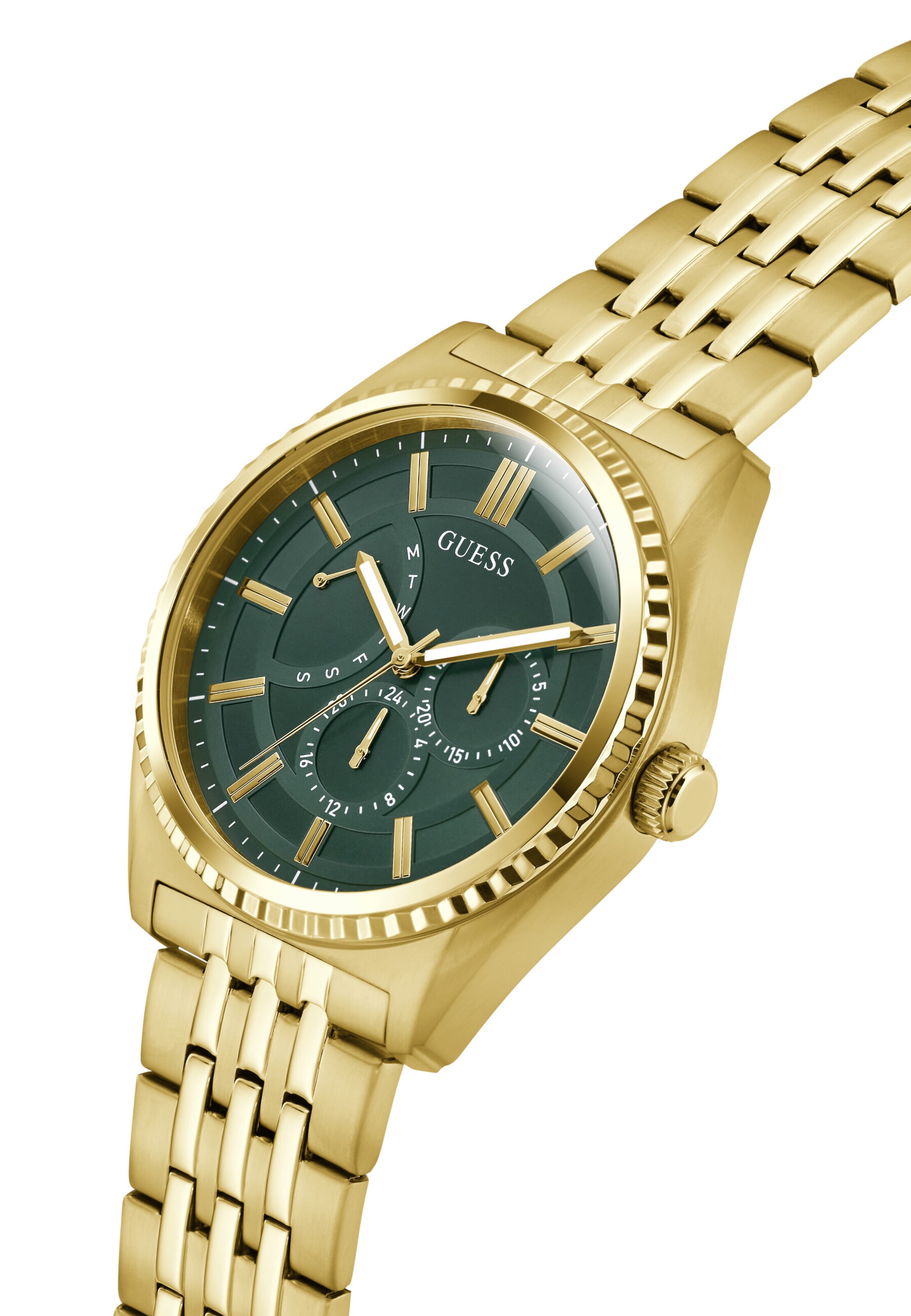 GUESS Analog watch 'Camden' in Gold