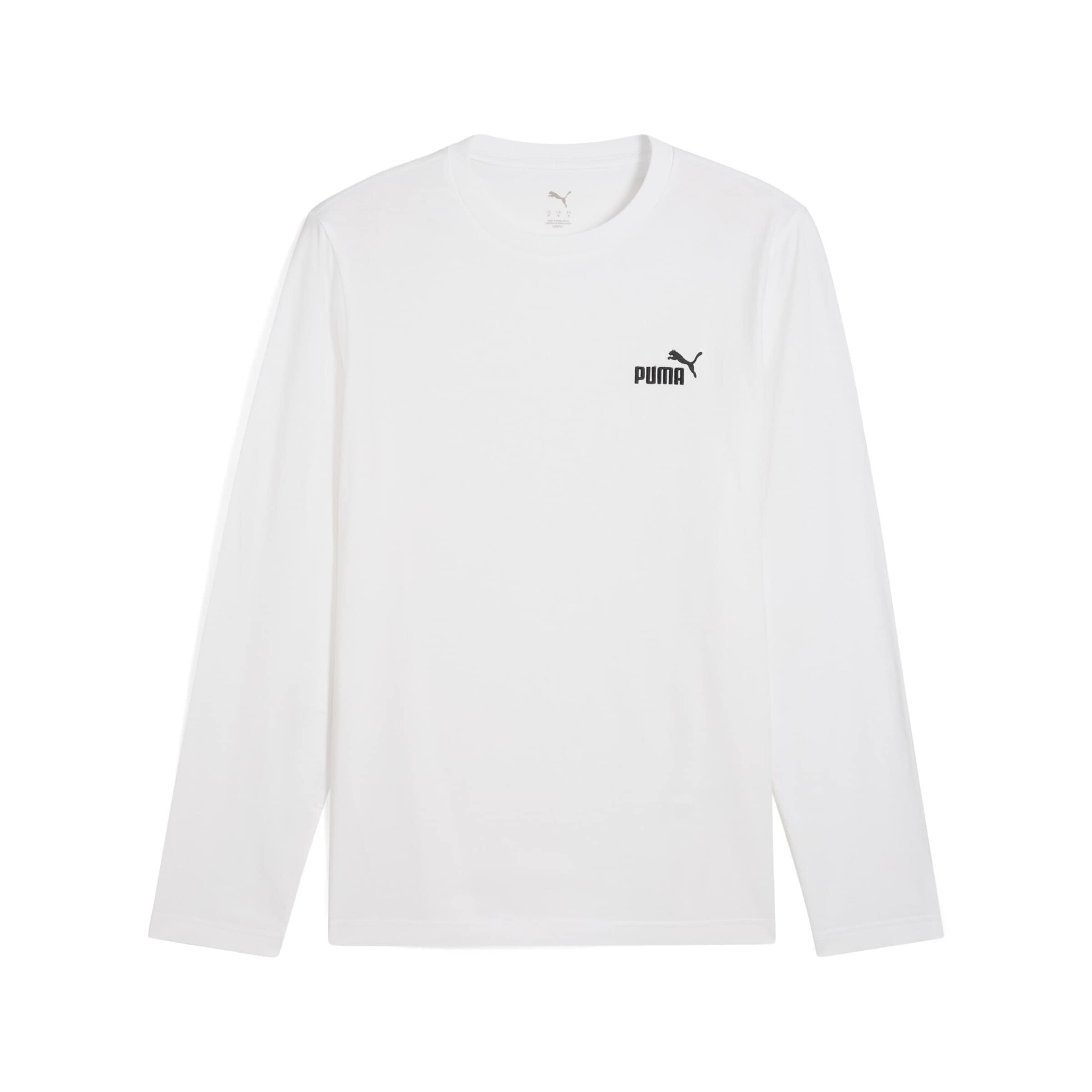 PUMA Shirt 'Essentials' in Wit: voorkant