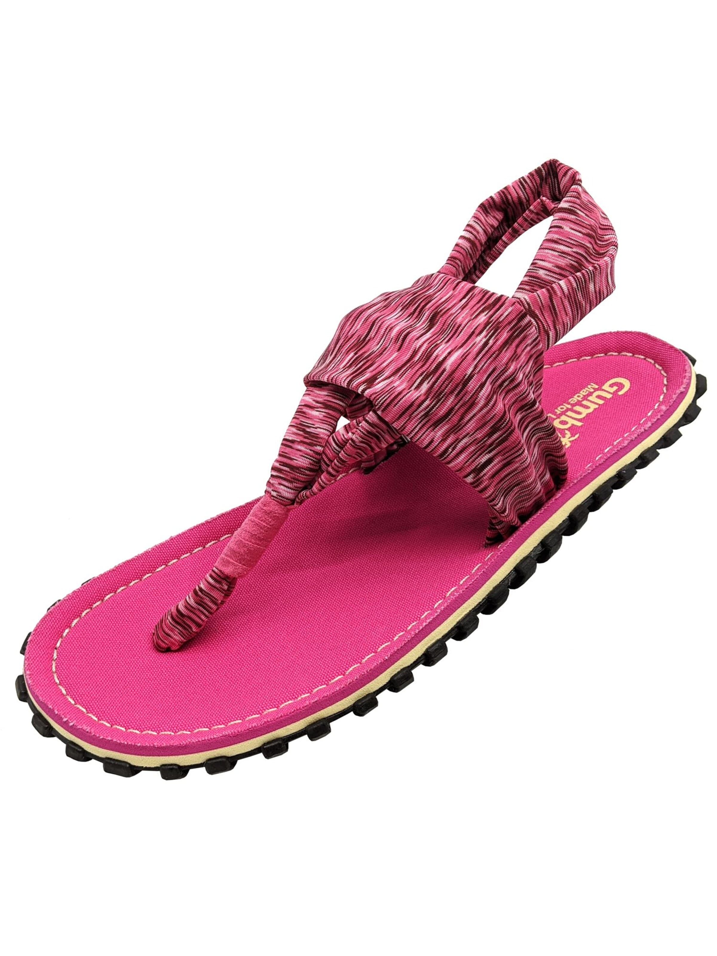 Gumbies T-Bar Sandals 'Gumbies Slingbacks' in Pink: front