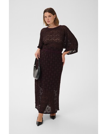 Jupe KAFFE CURVE en marron