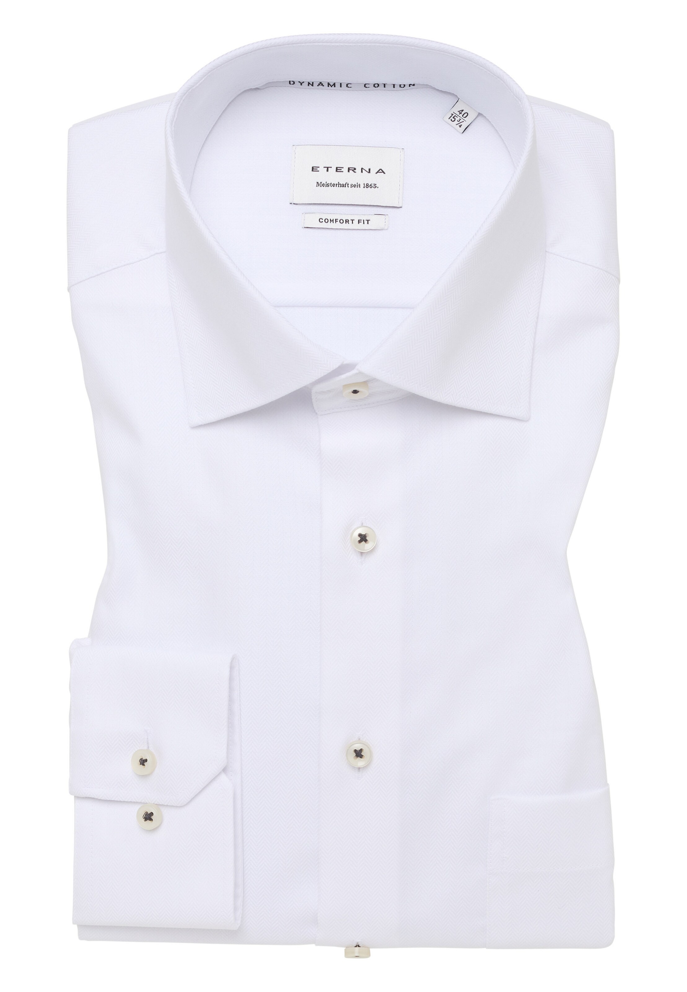 ETERNA Comfort fit Business shirt in White