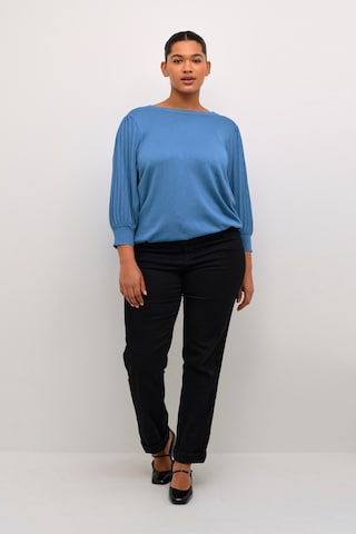 KAFFE CURVE Sweater 'Loni' in Blue