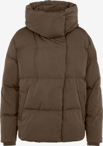 OBJECT Winter jacket 'Louise' in Brown: front