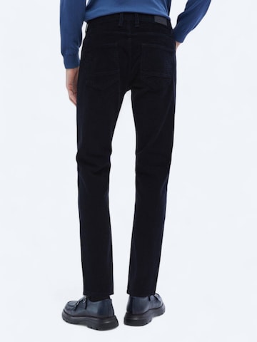 KİP Slimfit Kalhoty – modrá