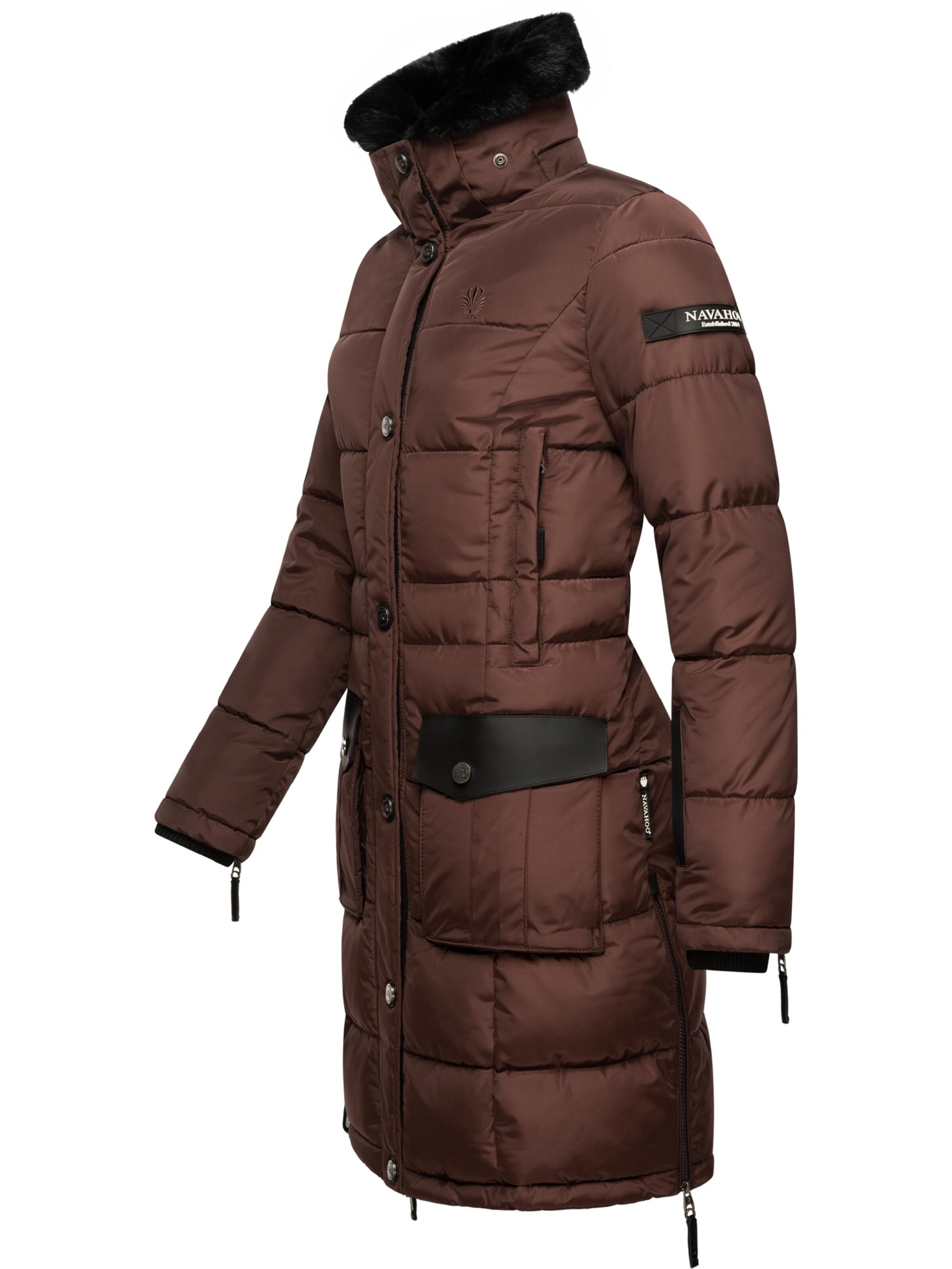 NAVAHOO Зимнее пальто 'Sinja' в Коричневый
