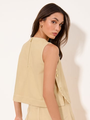 Lipsy Top – žlutá