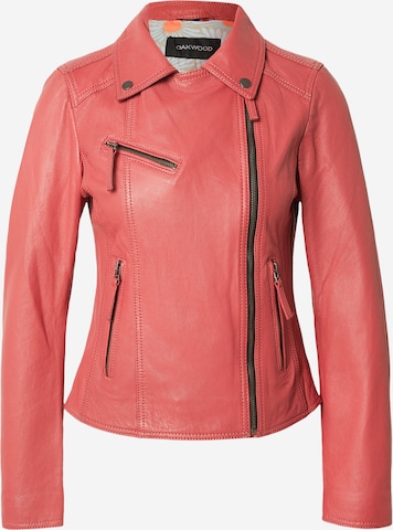 OAKWOOD Prehodna jakna 'CLIPS' | roza barva: sprednja stran