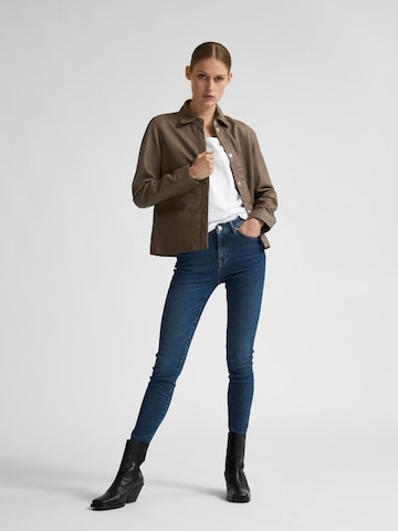 SELECTED FEMME Skinny Jeans 'SOPHIA' in Blauw