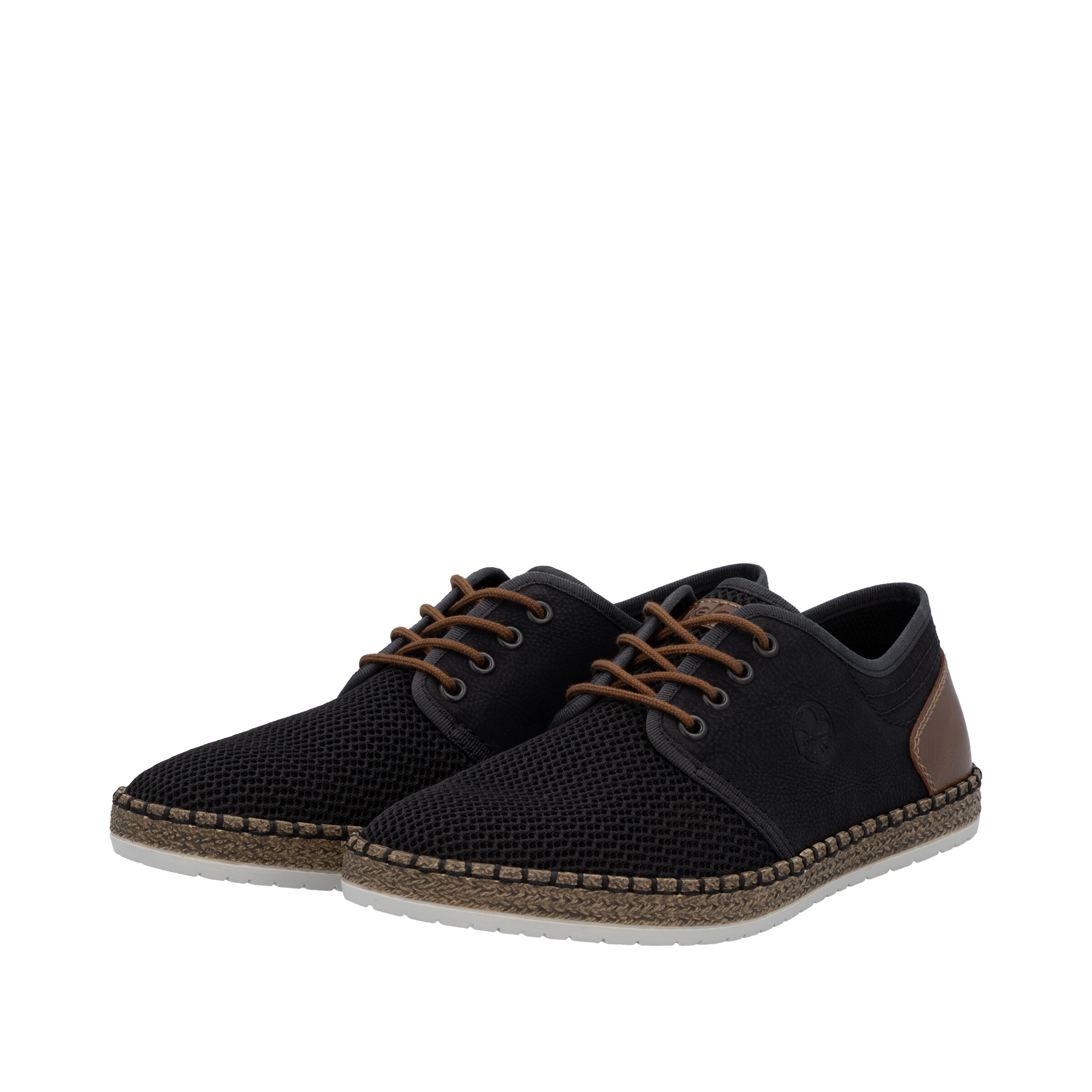 Rieker Lace-Up Shoes in Black