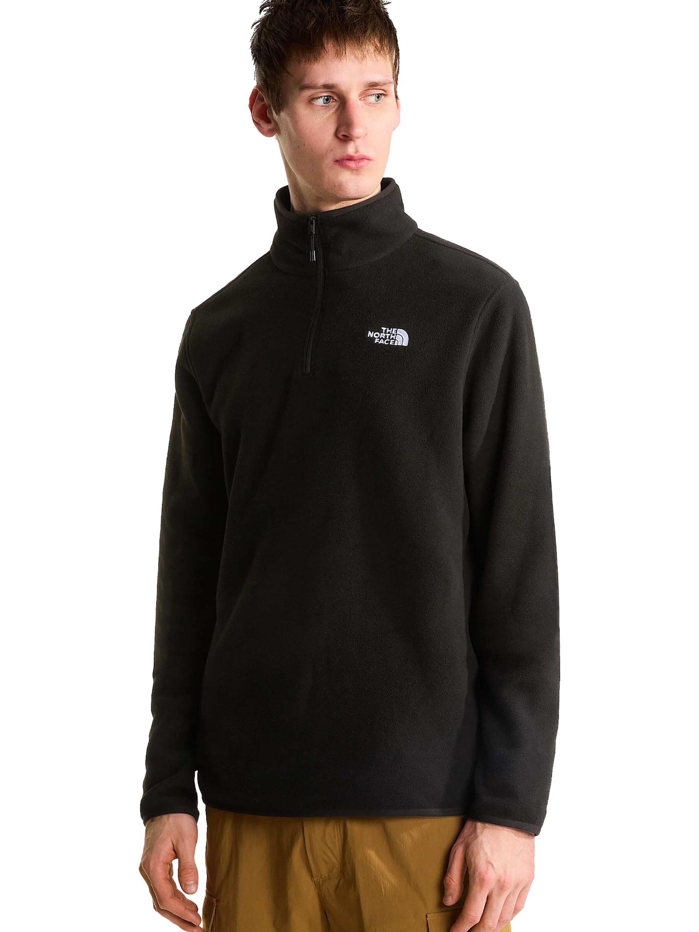 Pullover sportivo 'Glacier' di THE NORTH FACE in nero: frontale