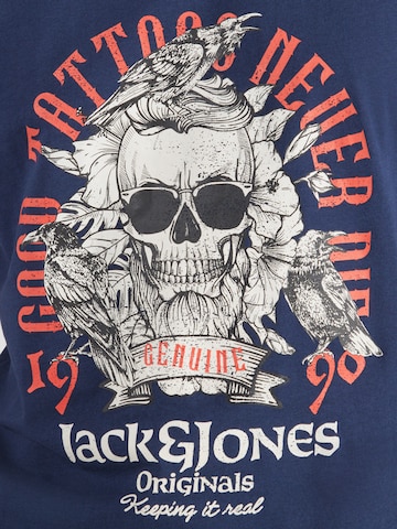 JACK & JONES Majica 'JORSHAPE' | modra barva