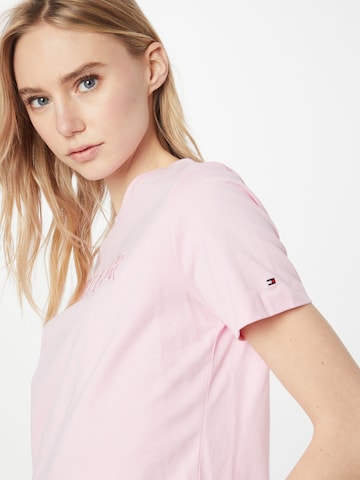 TOMMY HILFIGER Tričko – pink