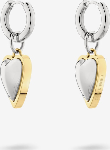 Liebeskind Berlin Earrings 'Heart' in Silver: front