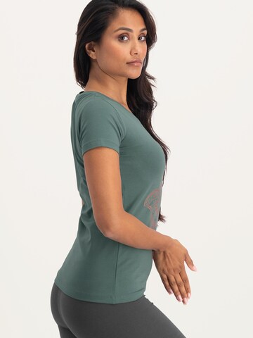 Urban Goddess Yoga & Activewear Sporttop 'Hamsa Core Yoga & Pilates' in Grün