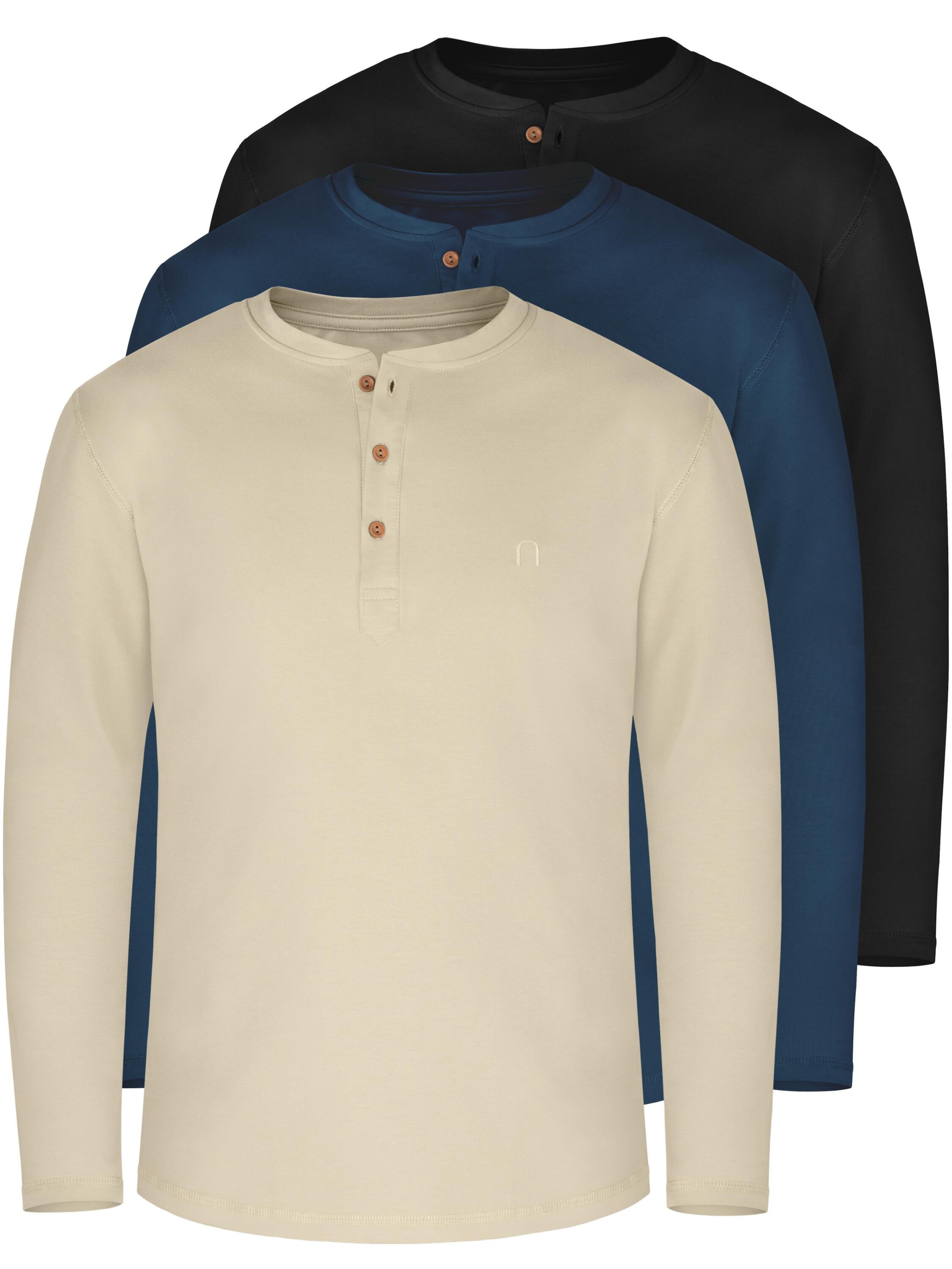 normani Shirt 'Neuville' in Beige: voorkant