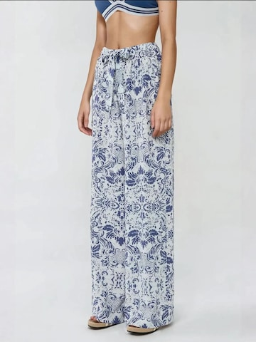 Wide Leg Pantalon Hiccup en bleu