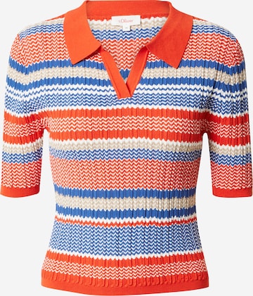 s.Oliver Pullover in Orange: predná strana