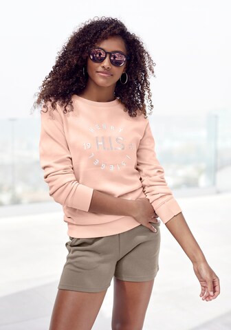 H.I.S Sweatshirt i rosa