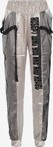 CIPO & BAXX Regular Pants in Silver: front