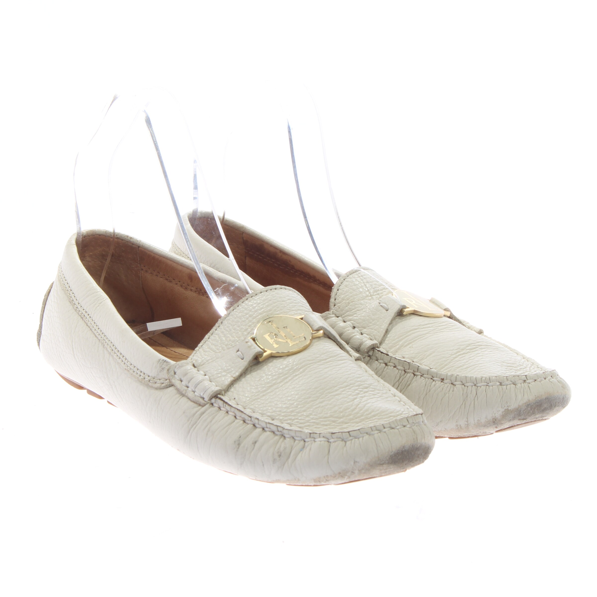 Lauren Ralph Lauren Flats & Loafers in 39 in White: front