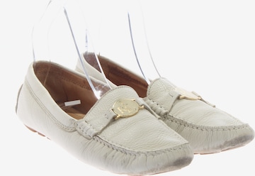 Lauren Ralph Lauren Halbschuhe 39 in Weiß: Vorderseite