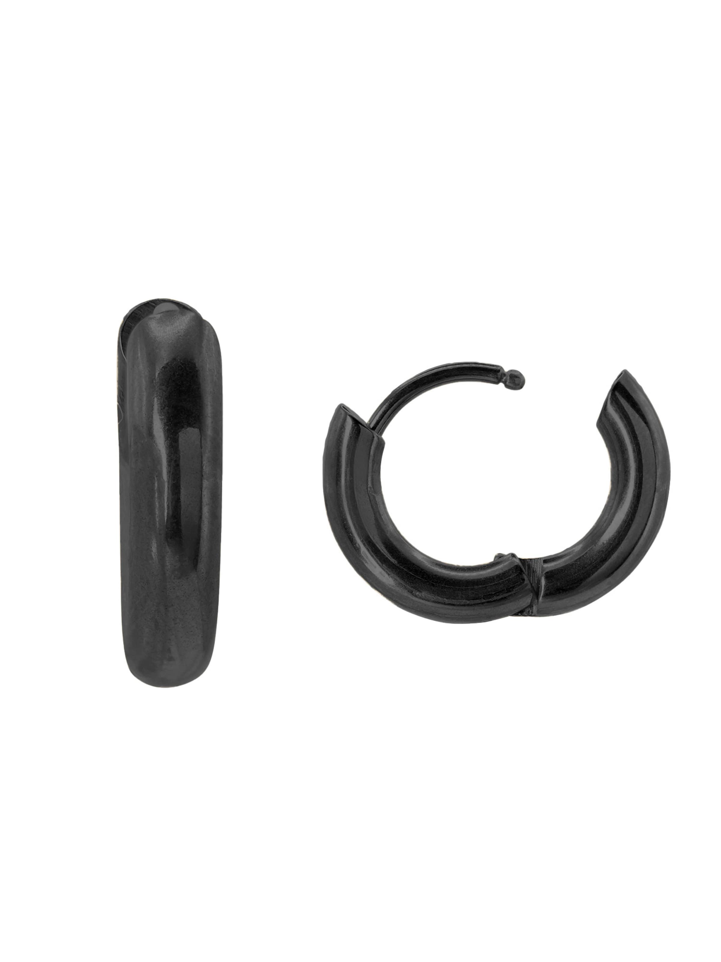 Boucles d'oreilles 'Norban' Heideman en noir