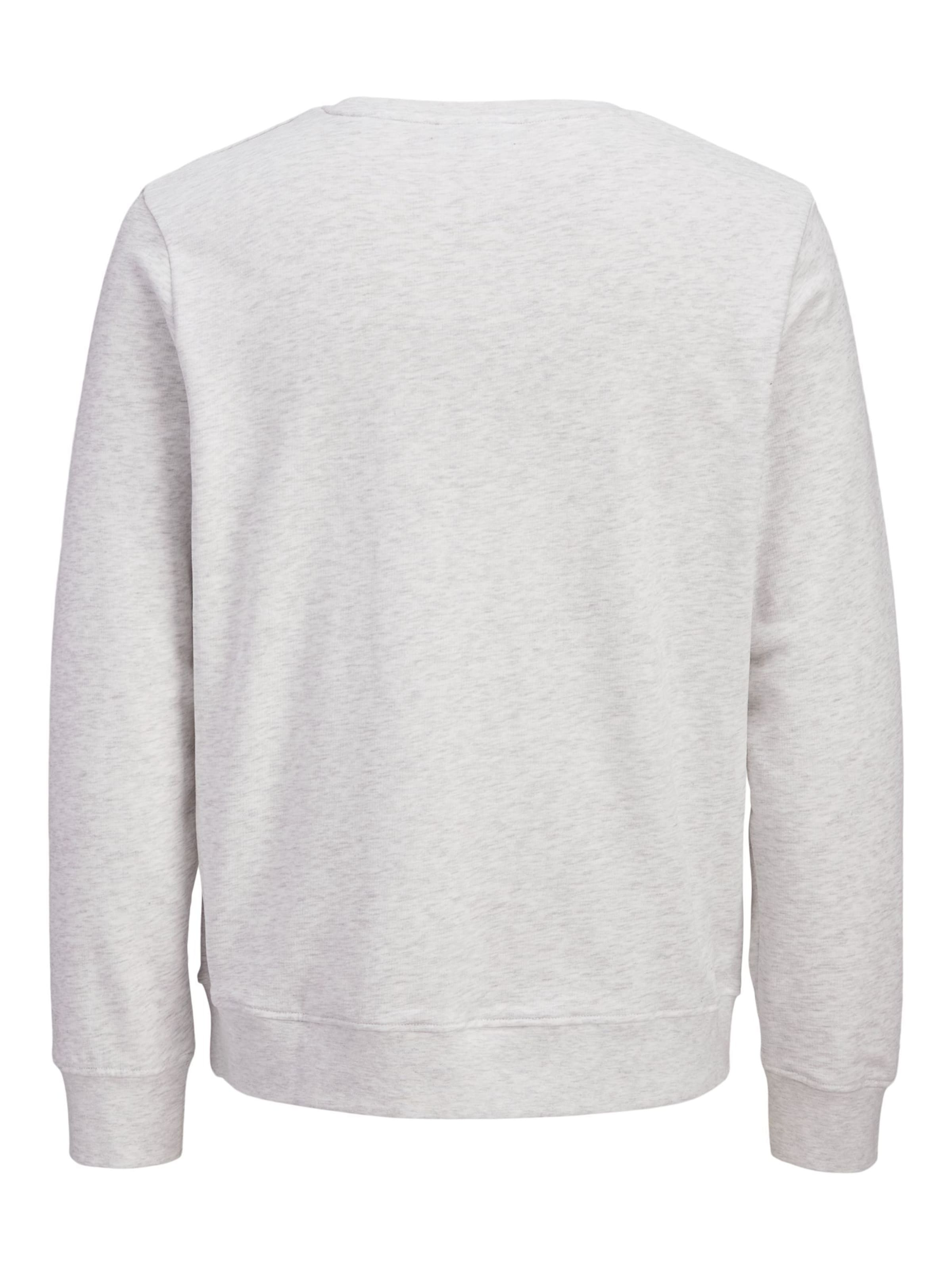 JACK & JONES Sweatshirt 'JJDevin Daytona' in Wit