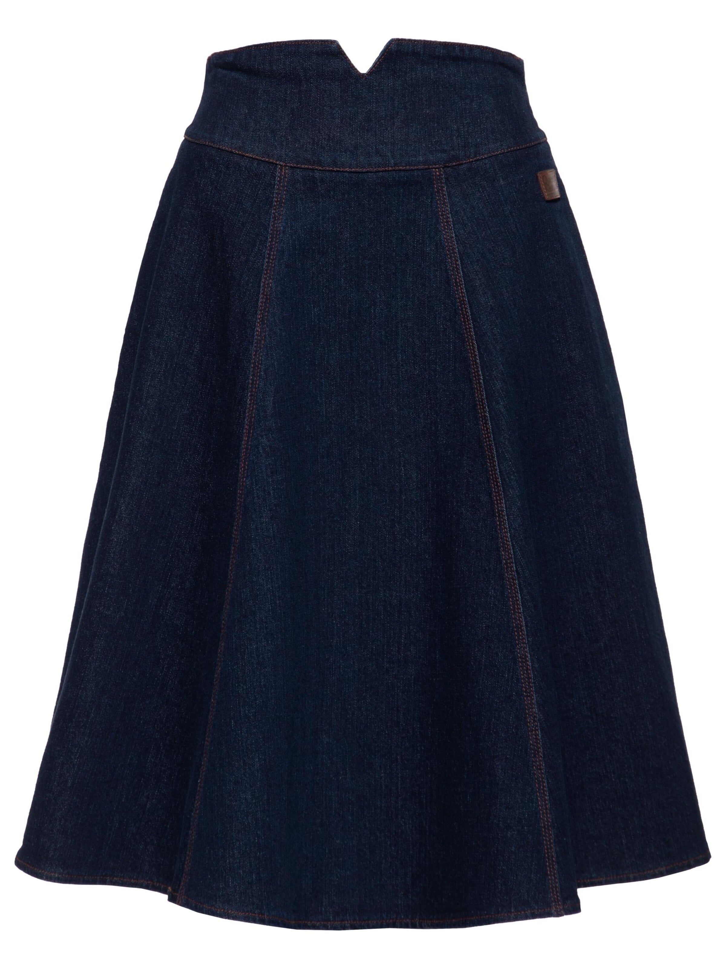 Queen Kerosin Skirt in Blue: front