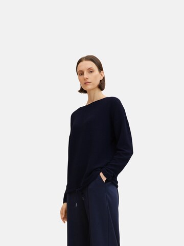 TOM TAILOR - Sweatshirt em azul