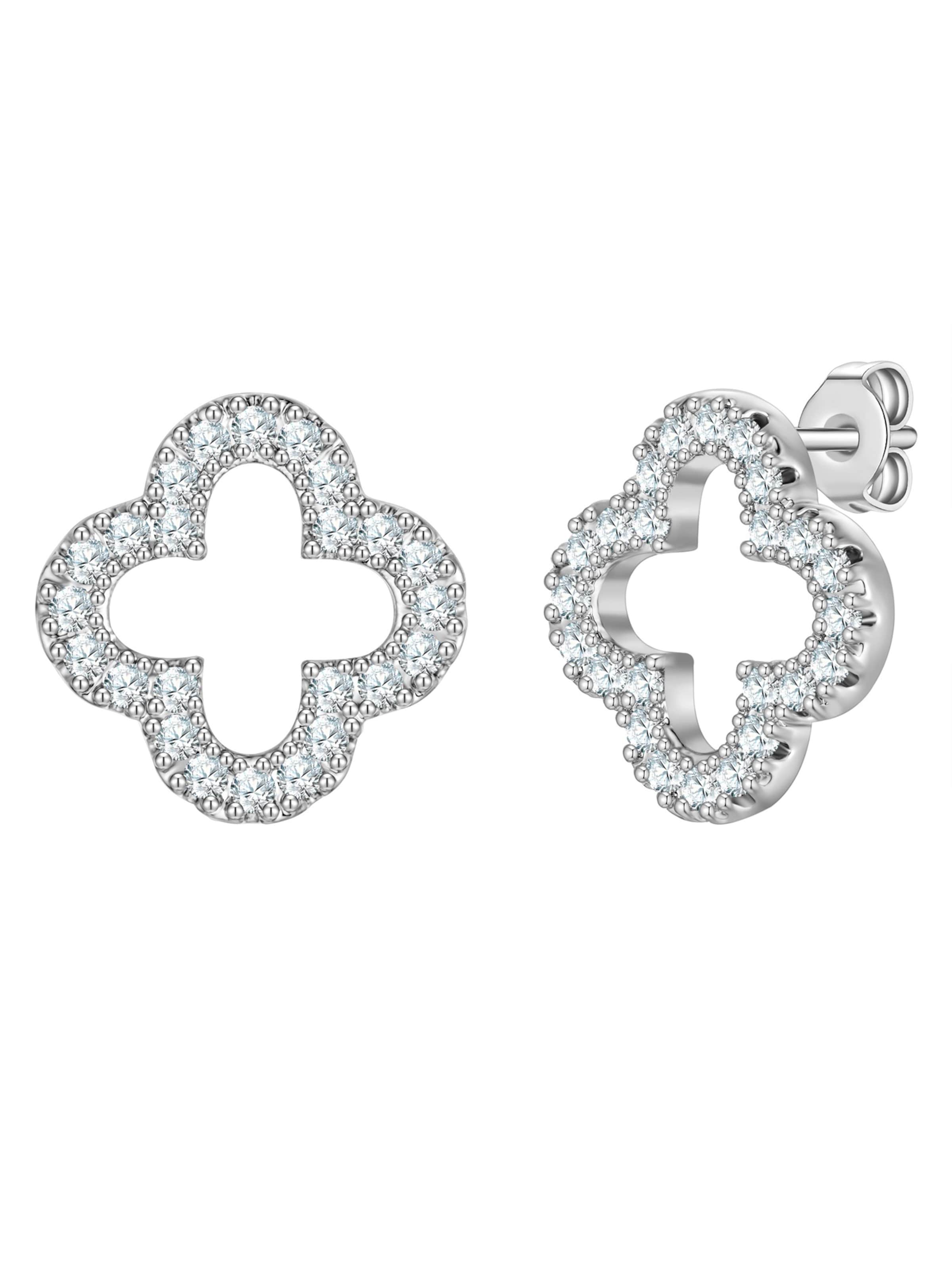 Yokoamii Earrings in Silver: front