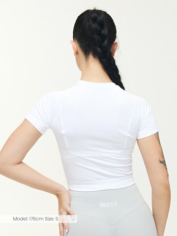 DRILLS Apparel Sporttop 'SWAY Sports-Tee'‌‌‌‌‌‌‌‌‌ in Weiß