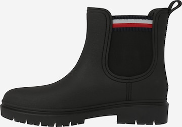 TOMMY HILFIGER Rubber Boots in Black