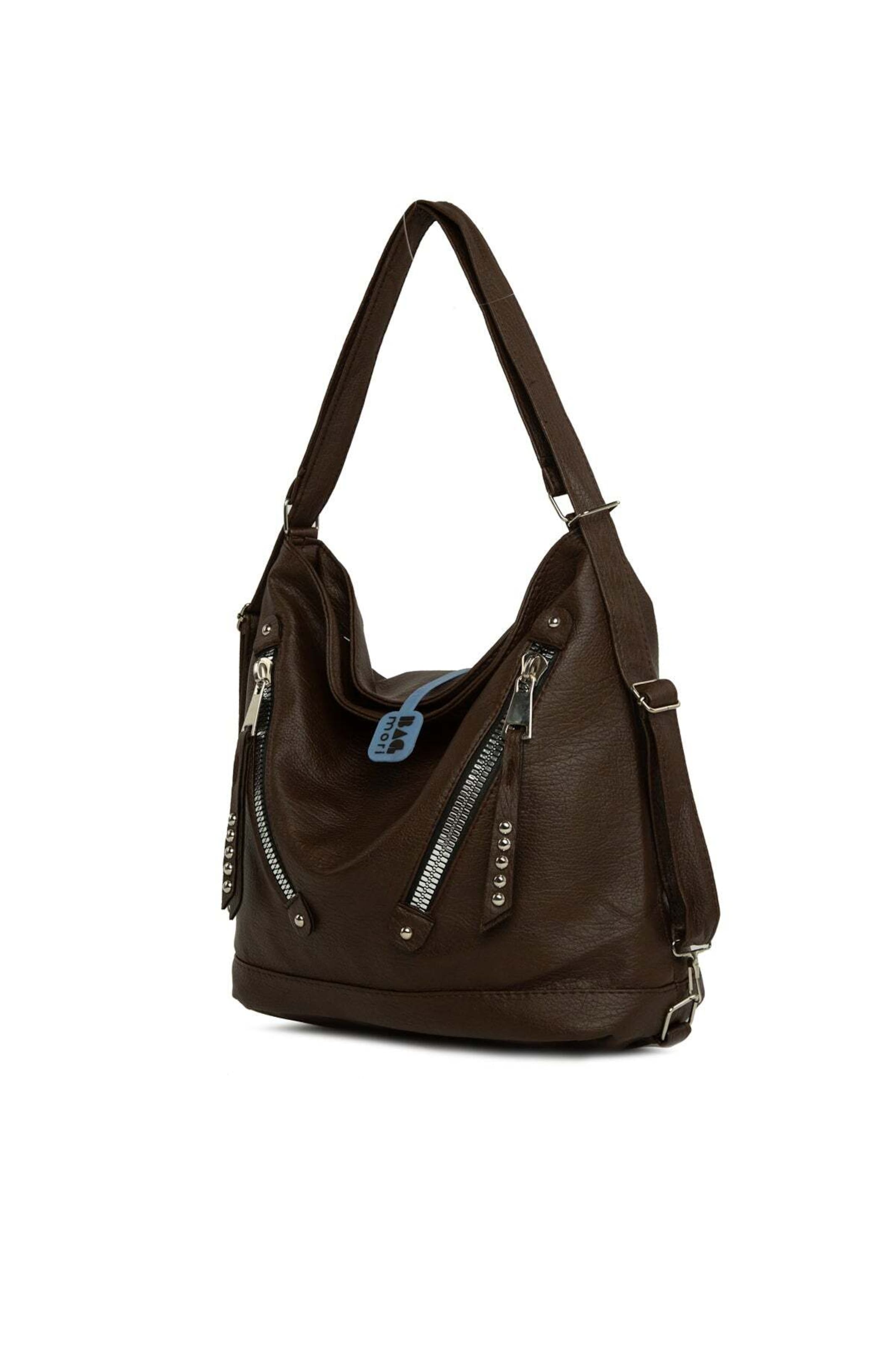 Bagmori Schultertasche in Braun