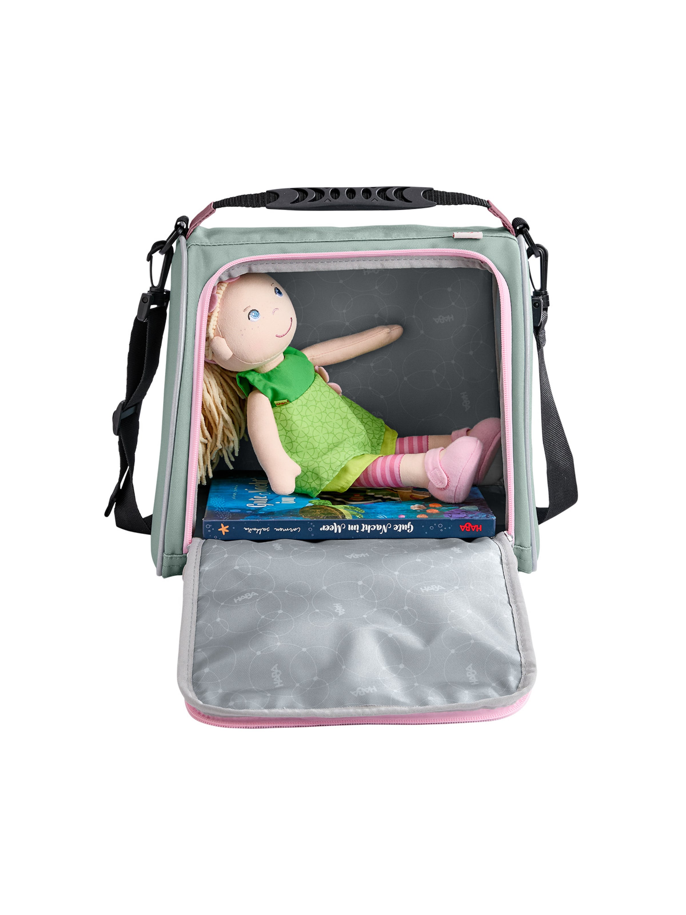 HABA Bag ' Trolleytasche klein ' in Green