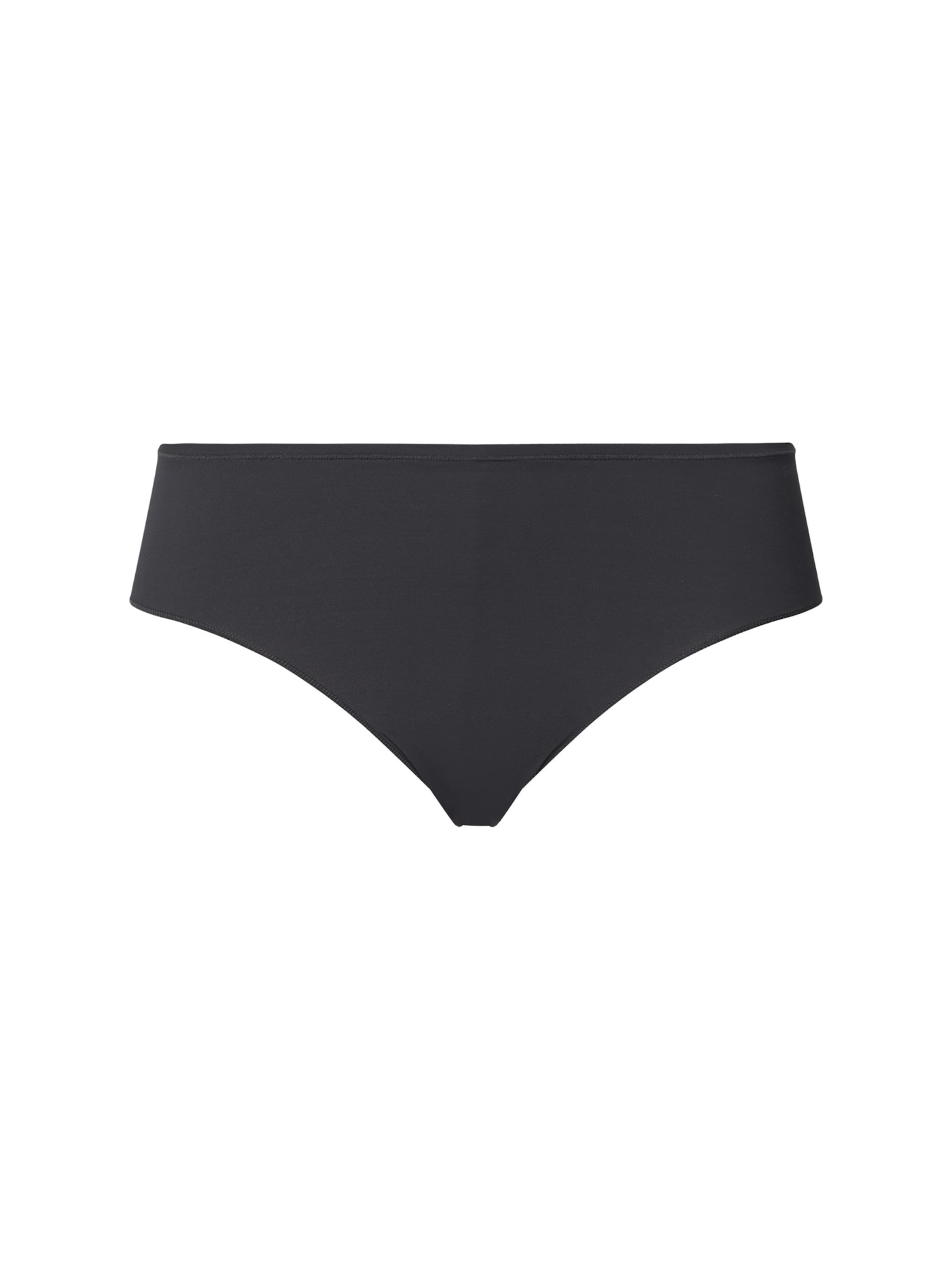 Slip ' Allure ' Hanro en noir : devant