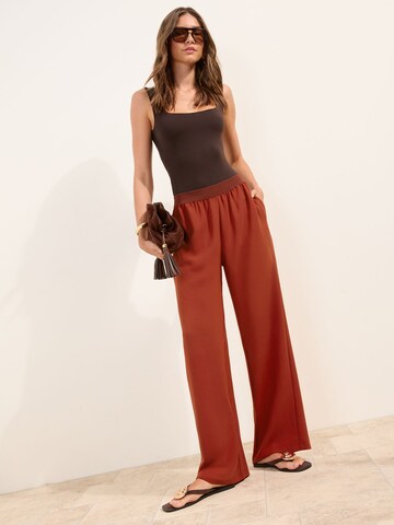 Friends Like These Ohlapna forma Hlače | rjava barva