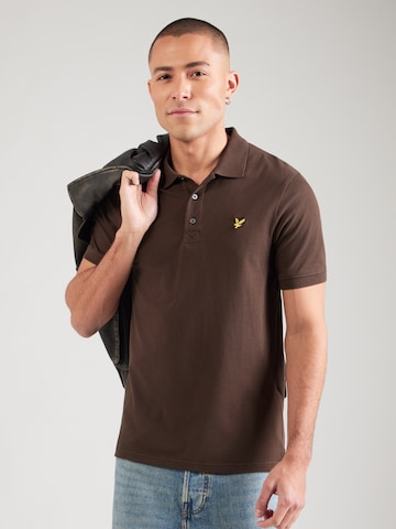 Lyle & Scott Majica | rjava barva: sprednja stran