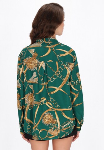 Chemisier faina en vert