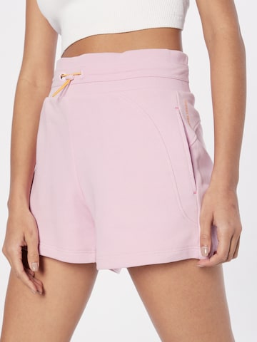 ESPRIT Slimfit Παντελόνι φόρμας σε ροζ